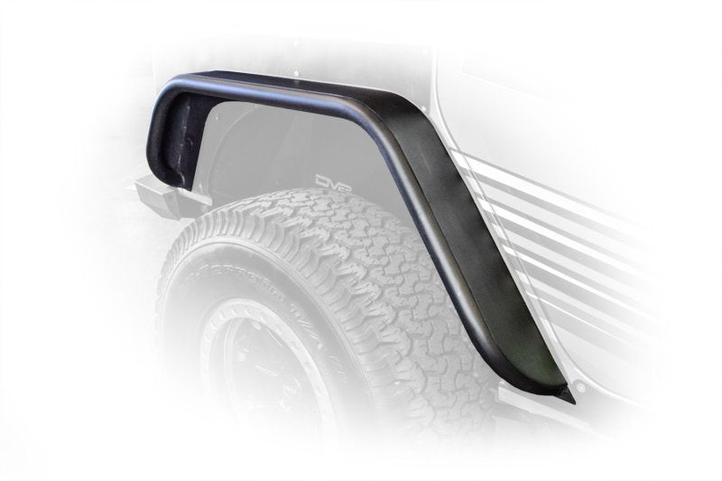 DV8 Offroad 07-18 Jeep Wrangler JK Front &amp; Rear Flat Tube Fenders