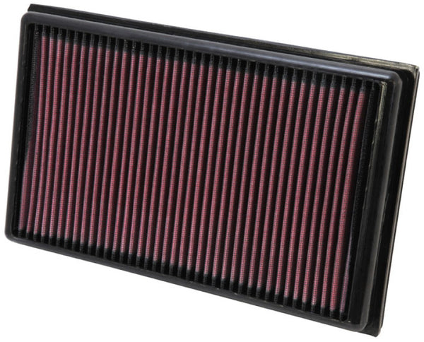 K&N 12-13 Chevrolet Impala 3.6L V6 Replacement Air Filter - 33-2475 for 2012-2016 Chevrolet Impala - front view