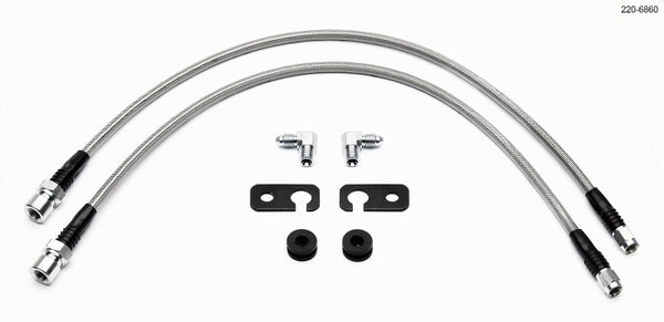 Wilwood Flexline Kit 2002 Acura RSX 5 Lug w/ Forged Dynalite Front Caliper - 220-6860 by Wilwood