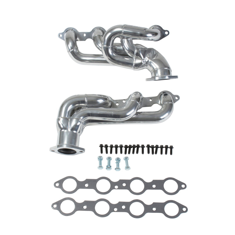 BBK 10-15 Camaro LS3 L99 Shorty Tuned Length Exhaust Headers - 1-3/4 Silver Ceramic - 40200