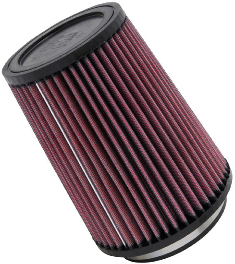 K&amp;N Filter Universal Rubber Filter 4 inch Flange 5 3/8 inch Base 4 3/8 inch Top 7 inch Height - RU-2590