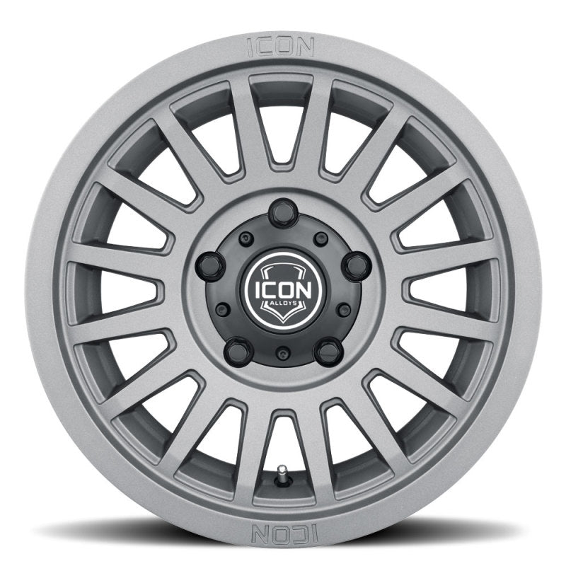 ICON Recon SLX 17x8.5 5x4.5 0mm Offset 4.75in BS 71.5mm Bore Charcoal Wheel - 3617856547CH