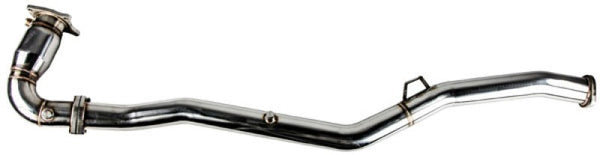 Turbo XS 2015 Subaru WRX M/T Catted Front Pipe - W15-FPC for 2015-2016 Subaru WRX - front view