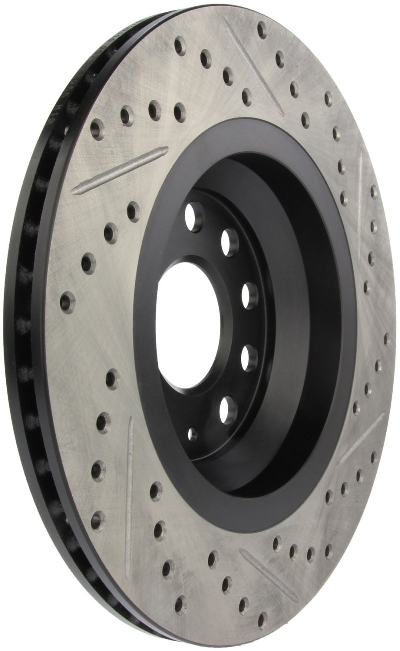 StopTech 09 VW Passat CC / 06-09 Passat Slotted & Drilled Right Rear Rotor - 127.33113R