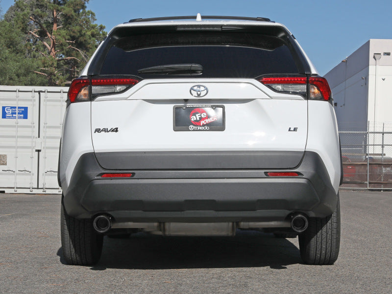 aFe POWER Takeda 19-21 Toyota RAV4 L4-2.5L 304SS CB Exhaust w/ Black Tips - 49-36053-B