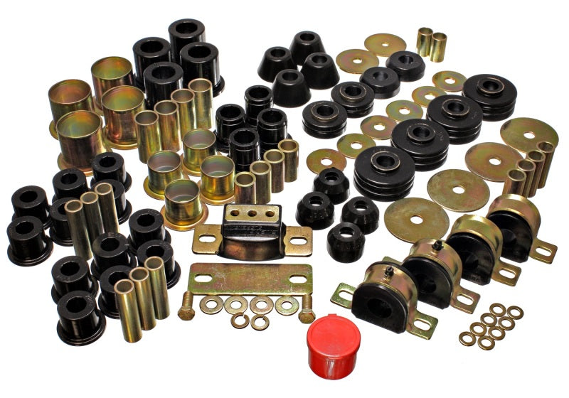 Energy Suspension 73-80 Chevrolet / GMC 2WD 1/2 Ton Pickup Black Hyper-flex Master Bushing Set - 3.18109G