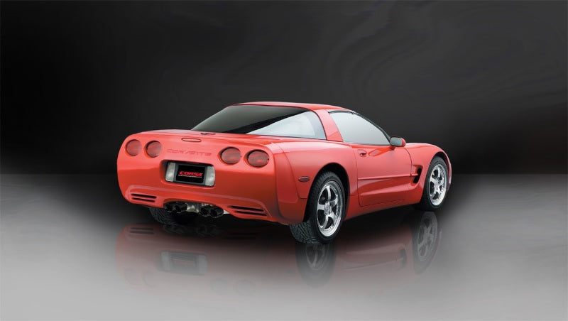 Corsa 97-04 Chevrolet Corvette C5 Z06 5.7L V8 Black Xtreme Axle-Back Exhaust - 14961BLK