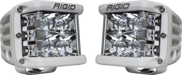 Rigid Industries D-SS - Spot - Set of 2 - White Housing - 862213 by Rigid Industries - front view