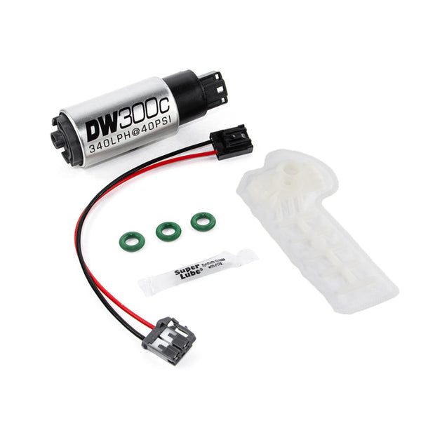 DeatschWerks 340lph DW300C Compact Fuel Pump w/ 12+ Scion FR-S/BRZ / 15 WRX Set Up Kit - 9-307-1010 for 2013-2020 Subaru BRZ 