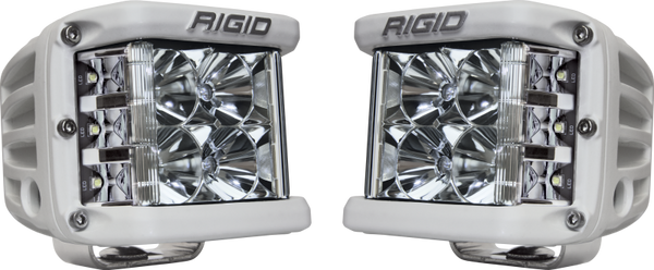 Rigid Industries D-SS - Flood - Set of 2 - White Housing - 862113 by Rigid Industries - front view