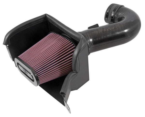 K&N 15-16 Chevy Corvette Z06 6.2L V8 Aircharger Performance Intake - 63-3090 for 2014-2019 Chevrolet Corvette - front view
