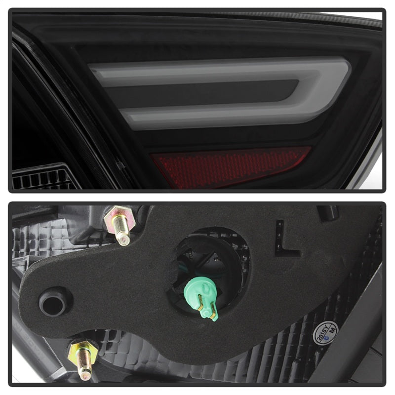 xTune 14-18 Chevy Impala (Excl 14-16 Limited) LED Tail Lights - Black Smoke (ALT-JH-CIM14-LBLED-BSM) - 9042164