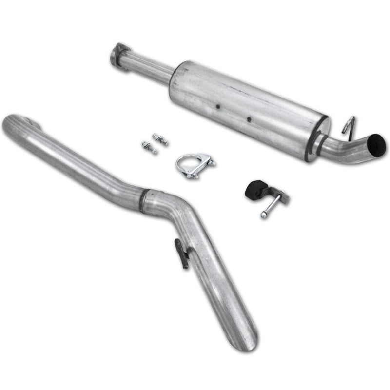 MBRP 04-06 Jeep Wrangler (TJ) Unlimited 4 0L I-6 Cat Back Single Aluminized Exhaust - S5520AL