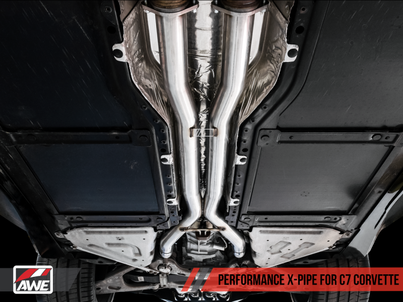 AWE Tuning 14-19 Chevy Corvette C7 Z06/ZR1 (w/o AFM) Track Edition Axle-Back Exhaust w/Chrome Tips