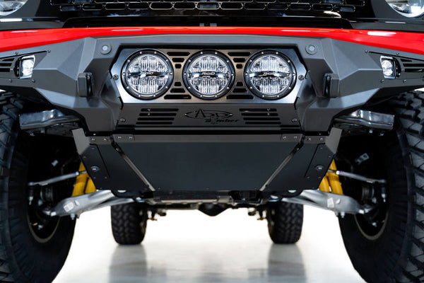Addictive Desert Designs 21-22 Ford Bronco Bomber Skid Plate (Use w/ Bomber Front Bumper) - AC23008NA03 for 2021-2026 Ford Br
