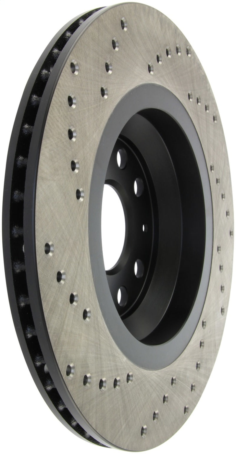 StopTech 09-13 VW CC 3.6L VR6 / 08-09 & 12 Golf R/Golf R32 Drilled Left Rear Rotor - 128.33113L