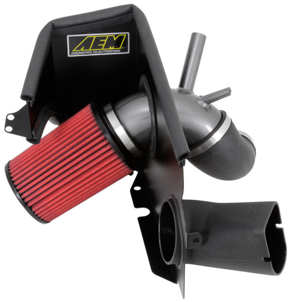 AEM 2013 Hyundai Genesis Coupe 2.0L L4 Chrome Cold Air Intake System - 21-728C for 2013-2014 Hyundai Genesis Coupe - front vi