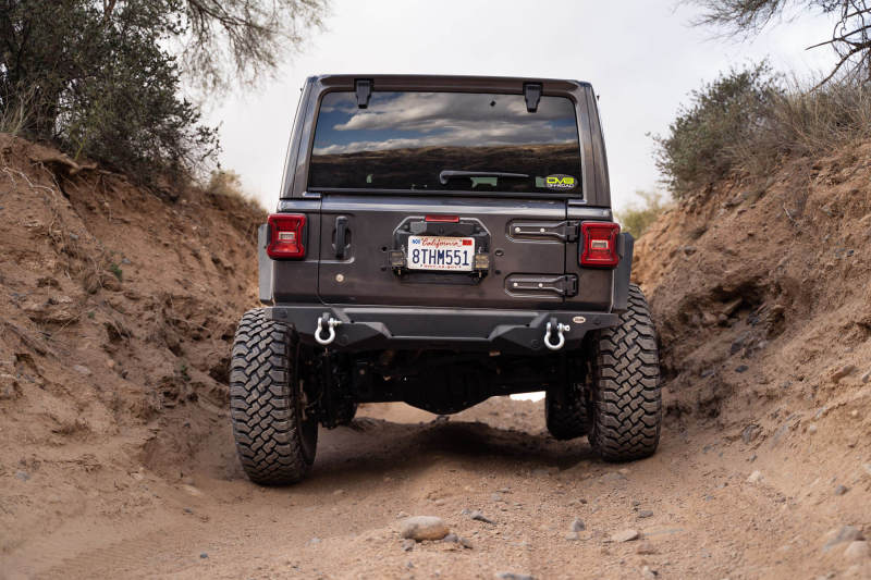 DV8 Offroad 18-22 Jeep Wrangler JL Spare Tire Delete Kit w/Light Mounts - TSJL-03