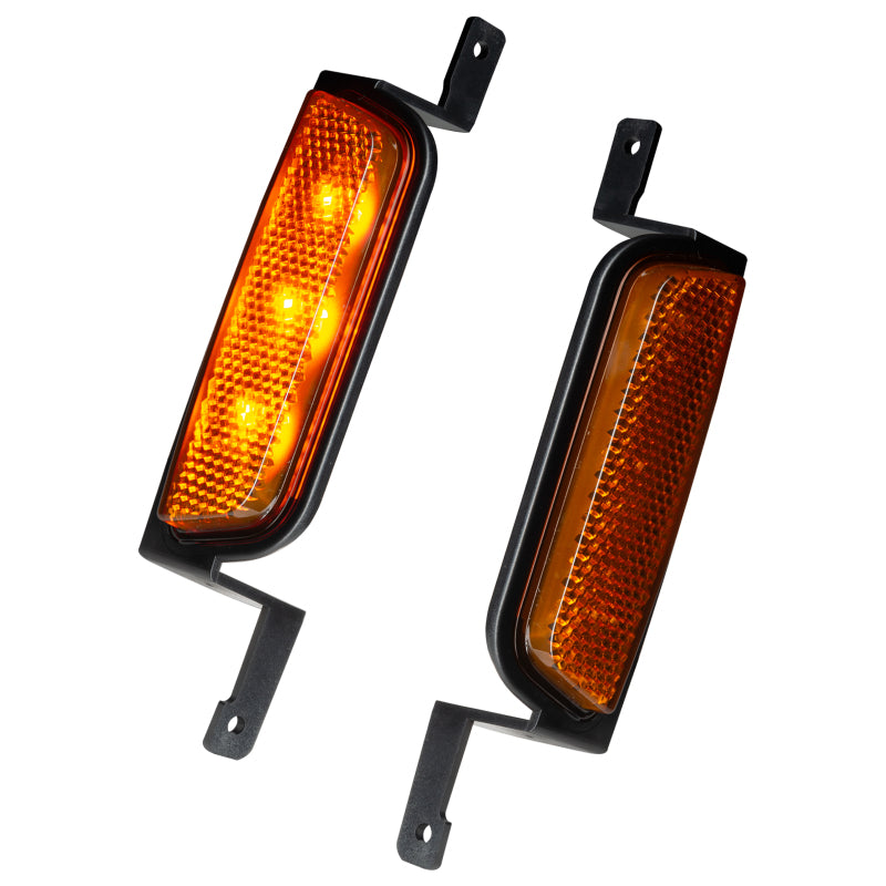 Oracle 2021+ Ford Bronco Oculus  Bi-LED Projector Headlights - Amber/White Switchback - 5886-023