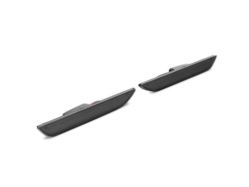 Raxiom 15-22 Ford Mustang Axial Series LED Side Marker Lights Rear (Smoked) - 404231