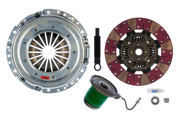 Exedy 2011-2016 Ford Mustang V8 Stage 2 Cerametallic Clutch Cushion Button Disc Inc Slave - 07959CSC for 2011-2017 Ford Musta