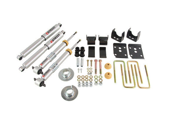 Belltech 2015+ Ford F-150 1-3in Front 5in Rear Lower Kit with SP Shocks - 1000SP for 2015-2020 Ford F 150 - front view