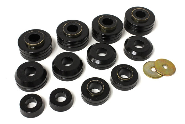 Energy Suspension Ford Pick Up Black Body Mount - 4.4104G for 1973-1979 Ford F 100 - front view