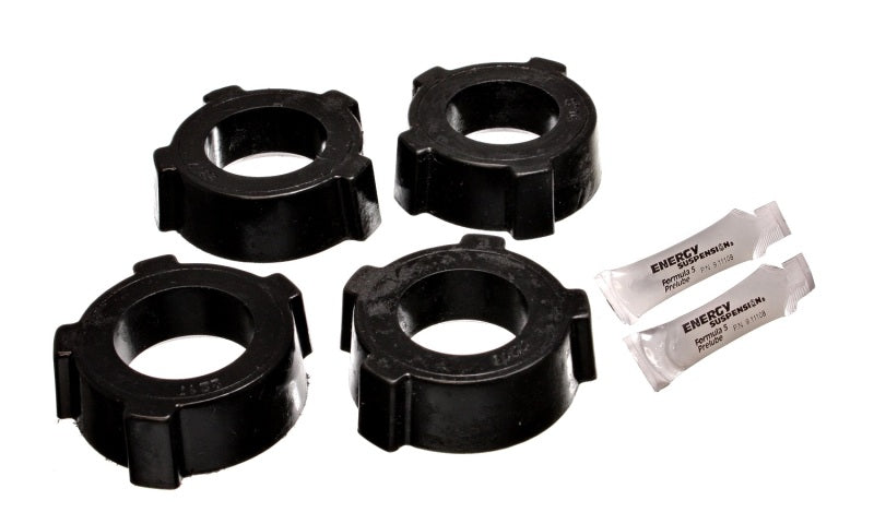 Energy Suspension 53-68 VW (Air Cooled) Swing Axle Suspension Black Rear Spring Plate Bushing Set - 15.2108G for 1954-1968 Vo