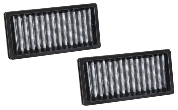 K&N 2011-2016 Jeep Wrangler 2.8/3.6L Cabin Air Filter - VF1010 for 2011-2018 Jeep Wrangler - front view