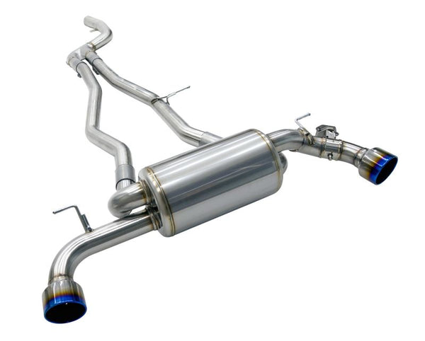 HKS SUPER TURBO MUFFLER GR SUPRA DB42 B58 - 31029-AT003 for 2020-2025 Toyota GR Supra - front view