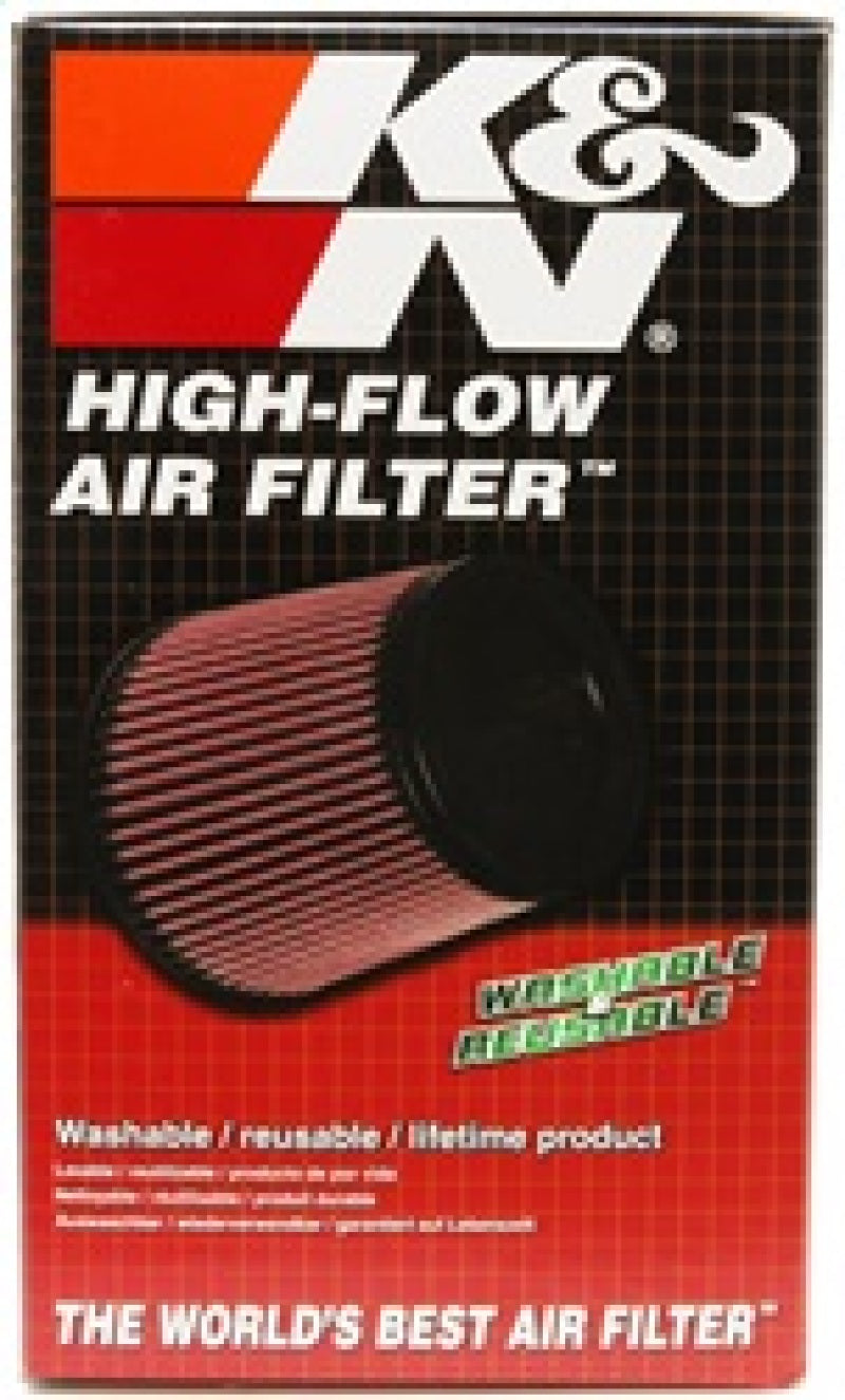 K&N Filter Universal Rubber Filter 3 1/2 inch 10 Degree Flange 5 3/4 inch OD 6 inch Height - RU-1035