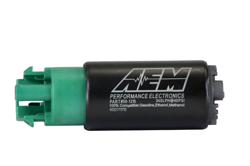 AEM 340LPH 65mm Fuel Pump Kit w/ Mounting Hooks - Ethanol Compatible - 50-1215