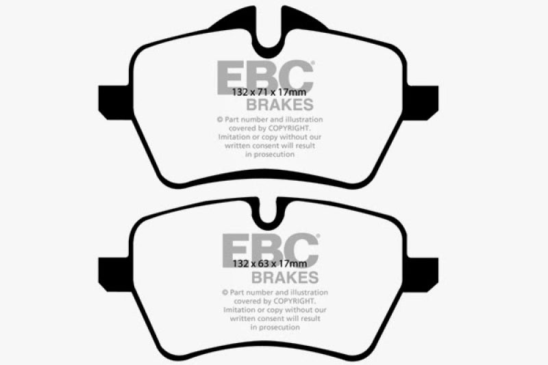 EBC 2007-2014 Mini Cooper S Hardtop (R56) 1.6L Turbo Bluestuff Front Brake Pads - DP51789NDX