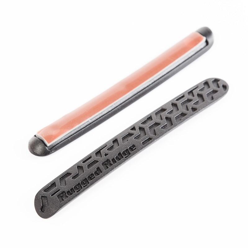 Rugged Ridge Elite Dr Hndle Inserts Black Tread 4Dr 07-18 Jeep Wrangler JK - 13311.49