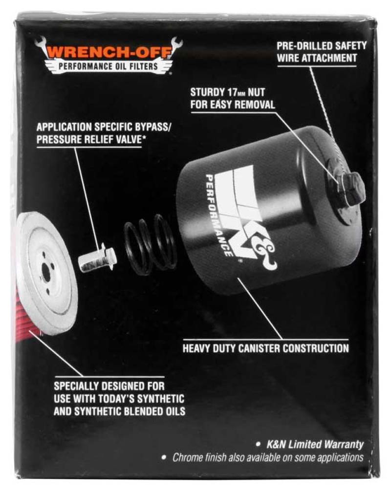 K&amp;N Kawasaki 2.688in OD x 2.781in H Oil Filter - KN-128