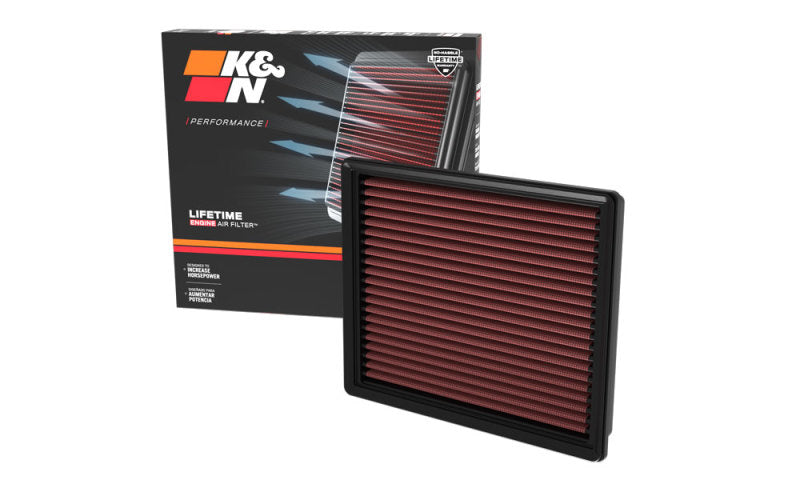 K&amp;N 22+ Toyota Tundra V6-3.5L F/I Turbo Replacement Air Filter - 33-5129