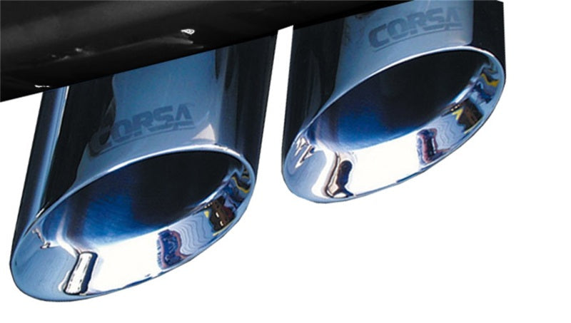 Corsa 07-10 Cadillac Escalade 6.2L V8 Polished Sport Cat-Back Exhaust - 14202