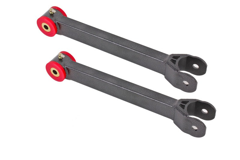 BMR 16-17 6th Gen Camaro Non-Adj. Upper Control Arms (Polyurethane) - Black Hammertone - UTCA061H