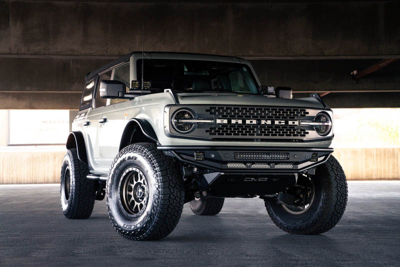 DV8 Offroad 21-22 Ford Bronco Competition Series Front Bumper - FBBR-04