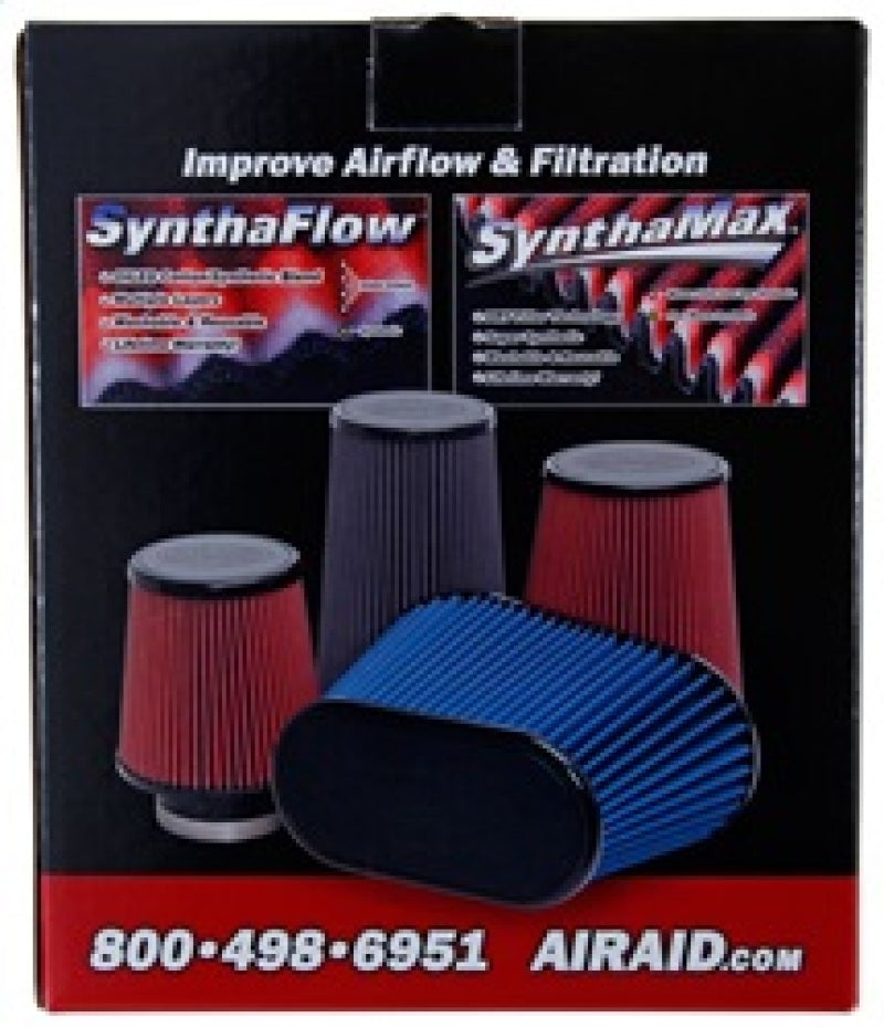 Airaid 10-14 Ford Mustang Shelby 5.4L Supercharged Direct Replacement Filter - Oiled / Red Media - 860-399 for 2010-2014 Ford