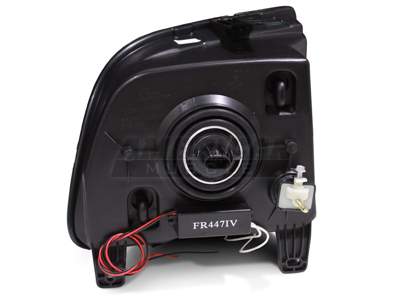 Raxiom 05-09 Ford Mustang GT V6 Axial Series CCFL Halo Projector Headlight- Blk Housing (Smkd Lens)