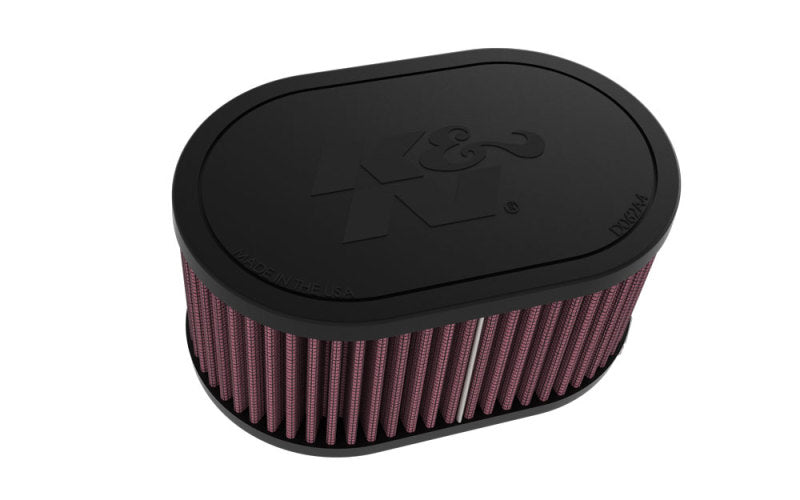 K&N 2-1/8in DUAL FLG 6-1/4 X 4inOD 3inH Universal Clamp-On Air Filter - RU-3510