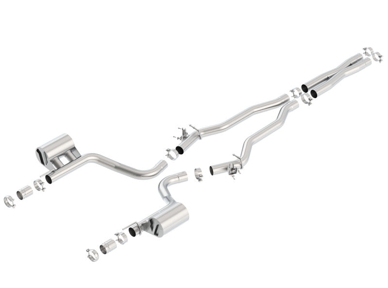 Borla 15-16 Dodge Challenger Hellcat 6.2L V8 ATAK w/ Valve Simulator CB Exhaust Factory Valance - 140648