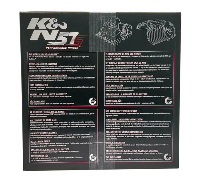 K&amp;N Performance Intake Kit  for Ford Focus RS/ST &amp; Mazda 3/5