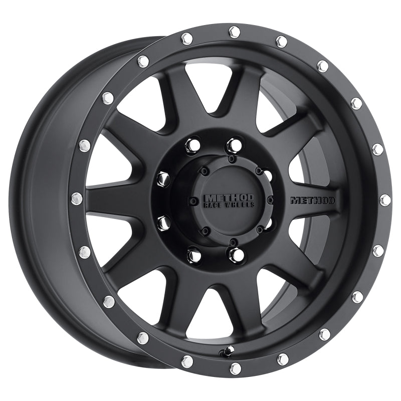 Method MR301 The Standard 16x8 0mm Offset 8x6.5 130.81mm CB Matte Black Wheel - MR30168080500