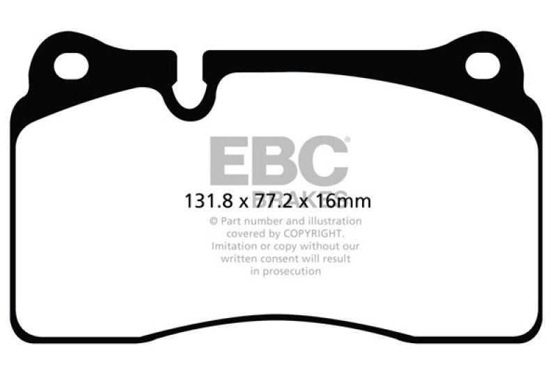 EBC Brakes Redstuff Ceramic Brake Pads - DP32070C
