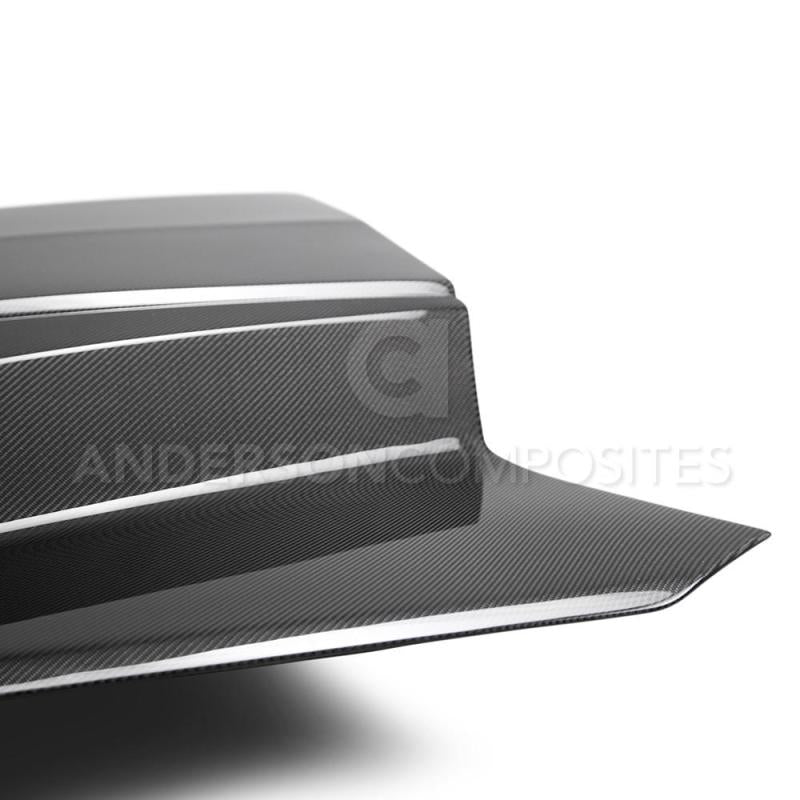 Anderson Composites 2016+ Chevy Camaro Carbon Fiber Double Sided Hood - AC-HD16CHCAM-CP-DS