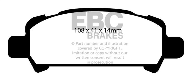 EBC 01-02 Subaru Impreza 2.0 Turbo WRX Bluestuff Rear Brake Pads - DP51293NDX