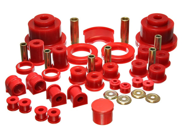 Energy Suspension 04 Pontiac GTO Red Hyper-flex Master Bushing Set - 3.18134R for 2004-2006 Pontiac GTO - front view