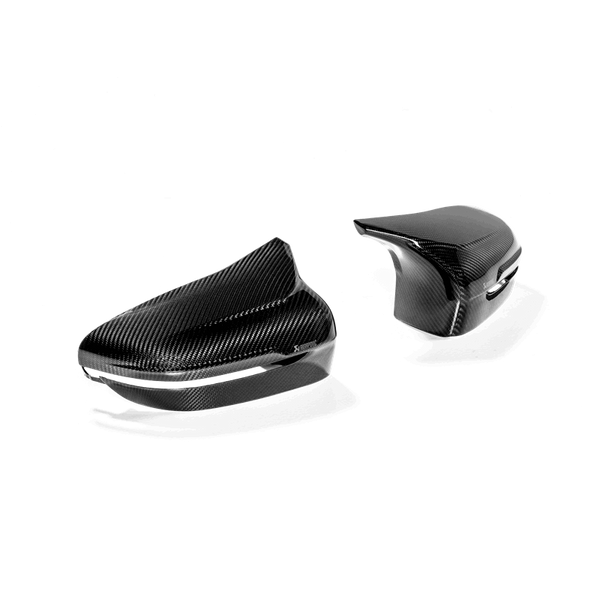 Akrapovic 2018+ BMW M5 (F90) / 2020 BMW M8 (F91/F92) Carbon Fiber Mirror Cap Set - High Gloss - WM-BM/CA/3/G for 2018-2020 BM